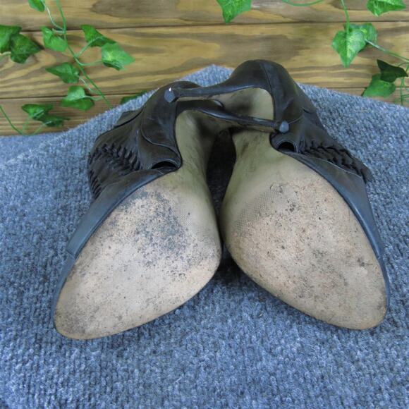 AllSaints Women's Spitalfields Bootie Black Leather Sz 39‎ Medium Used 2025 - Picture 5 of 5